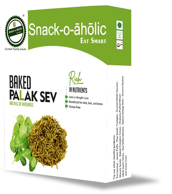 Baked Palak Sev